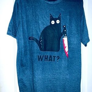 Graphic Tee-Murder Kitty-Unisex XL